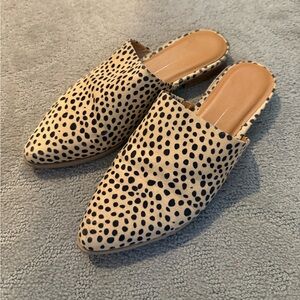Cheetah Print Women's Mules